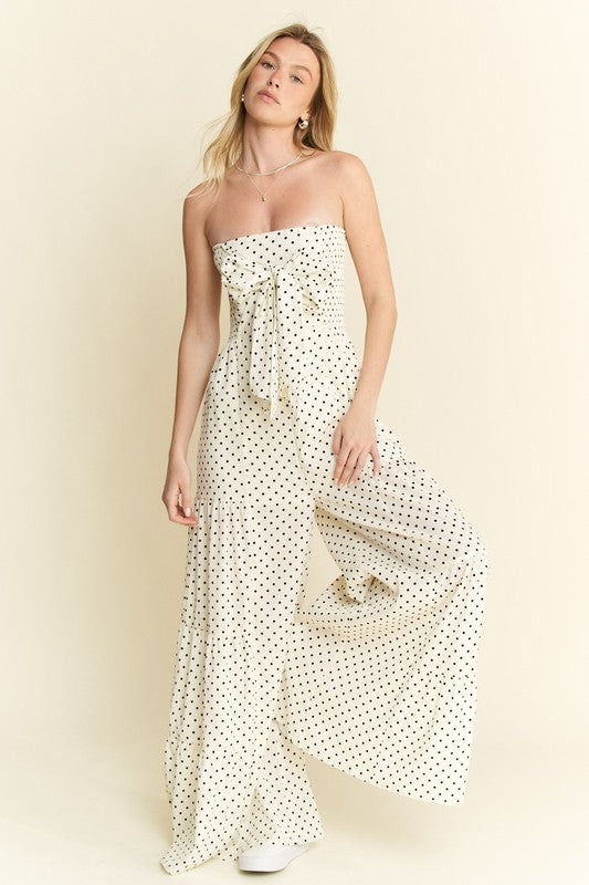 Polka Dot Bow Jumper