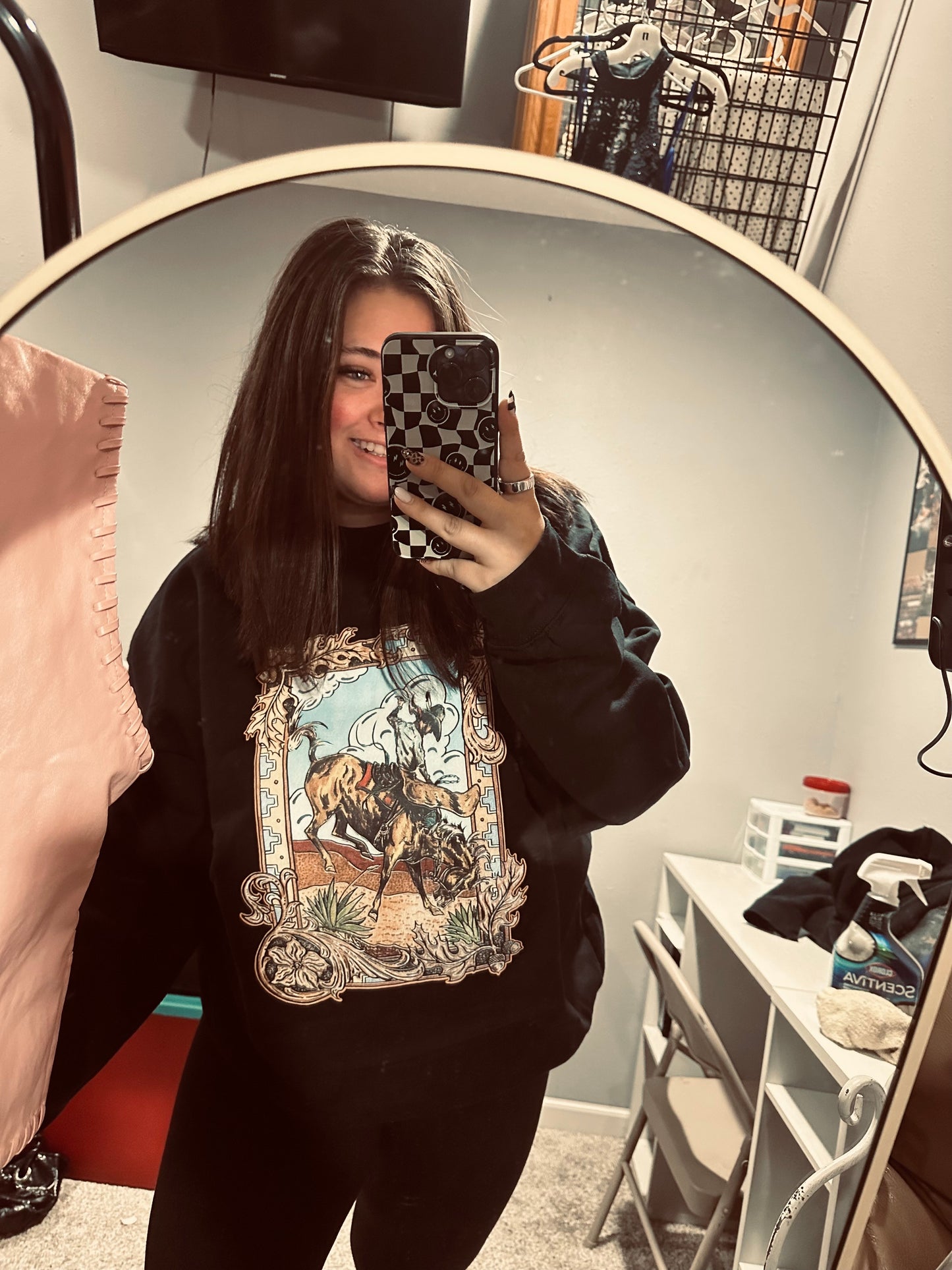 Buckin Wild Crewneck