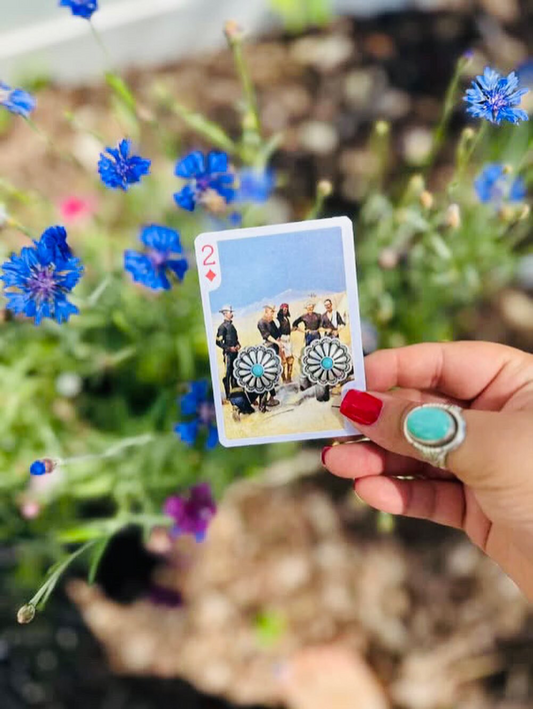 Concho Stud Earrings