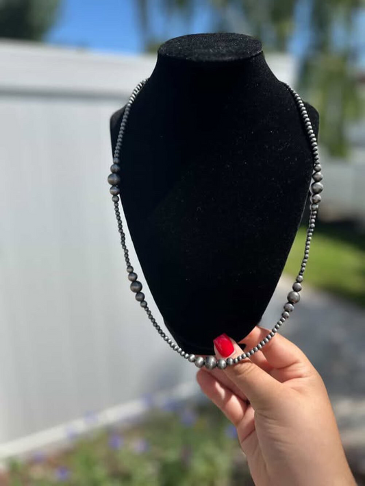 22 inch Navajo Bead Necklace