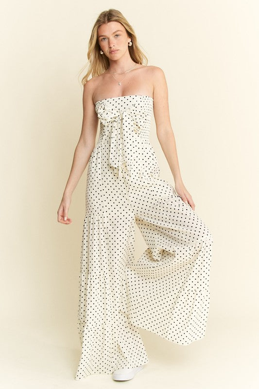 Polka Dot Bow Jumper
